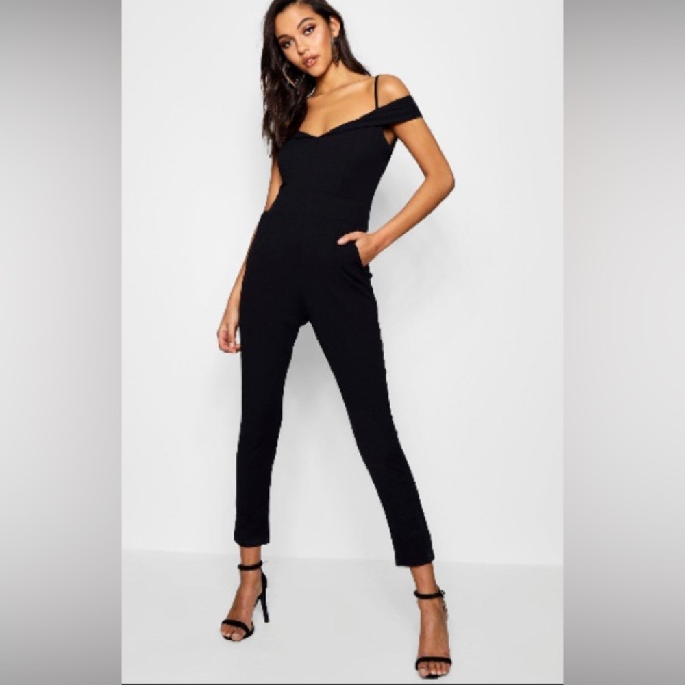 Off the shoulder jumpsuit